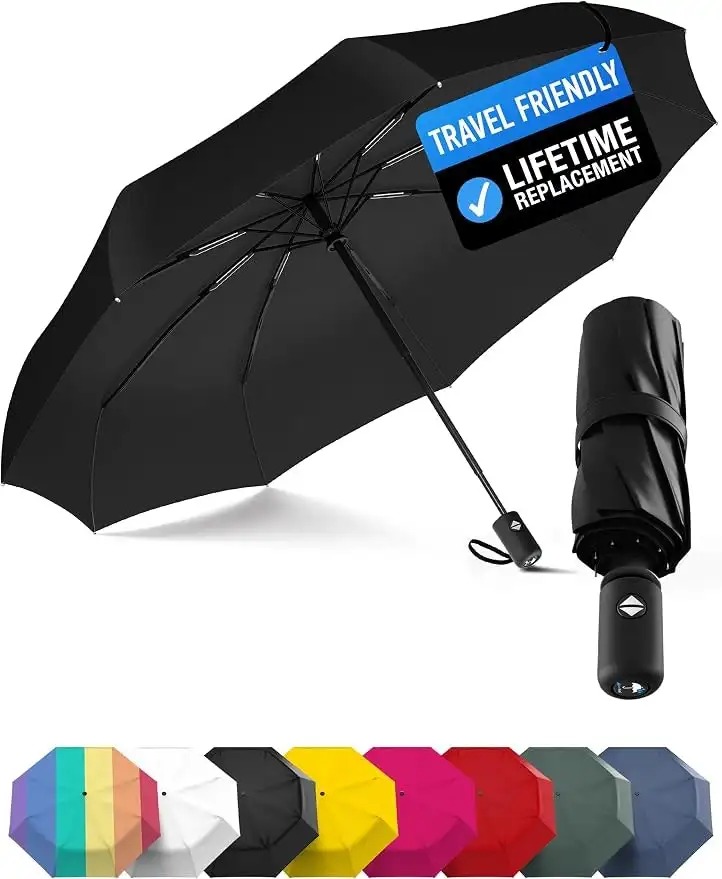 Rain-Mate Windproof Compact Travel Umbrella