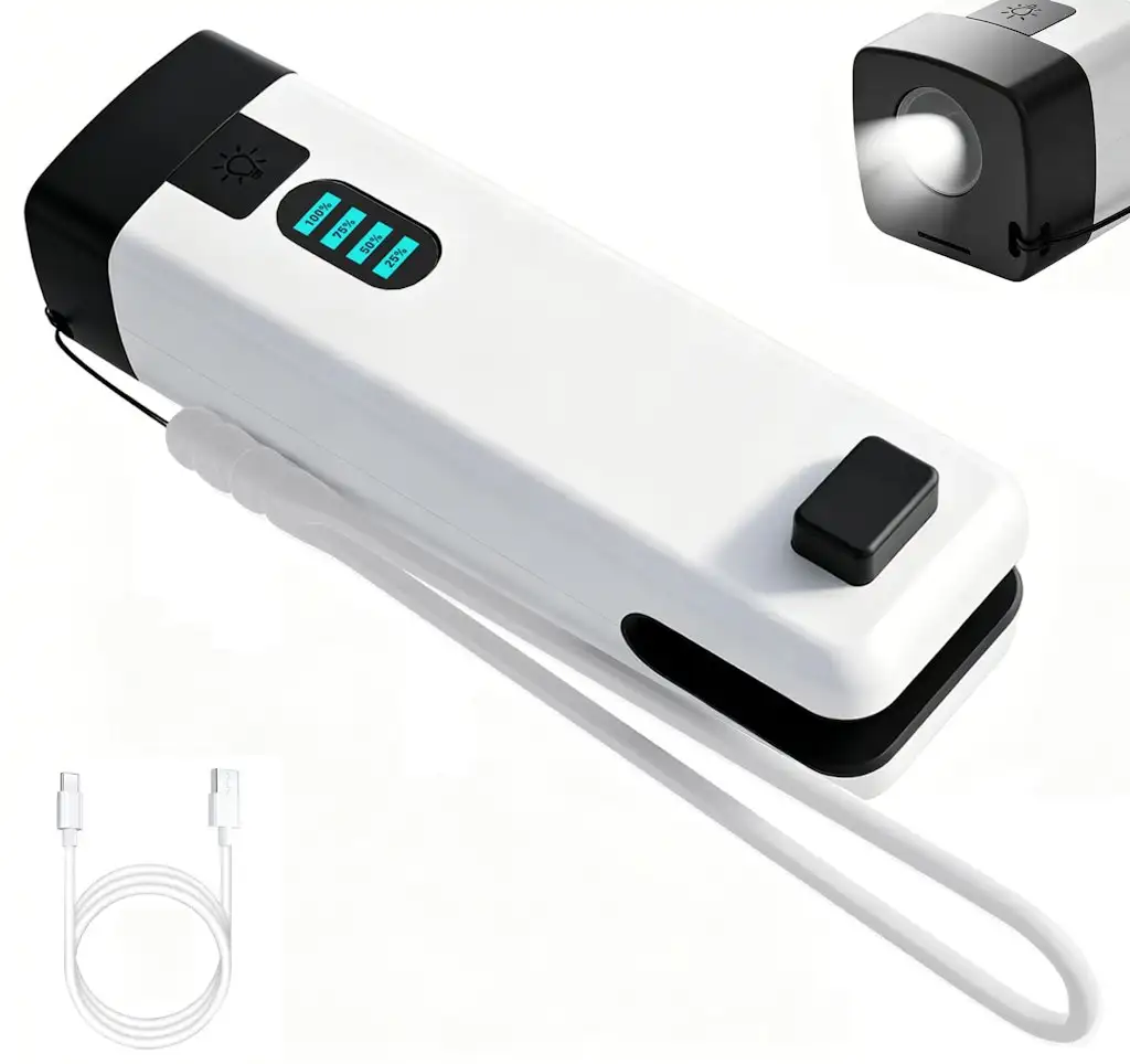 3-in-1 Mini Bag Sealer w/ Cutter & Flashlight
