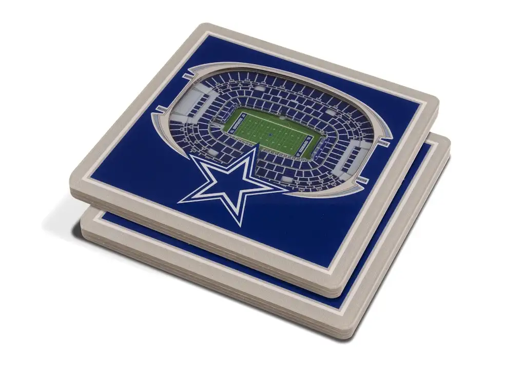 YouTheFan NFL Dallas Cowboys 3D Stadium Drink Coasters
