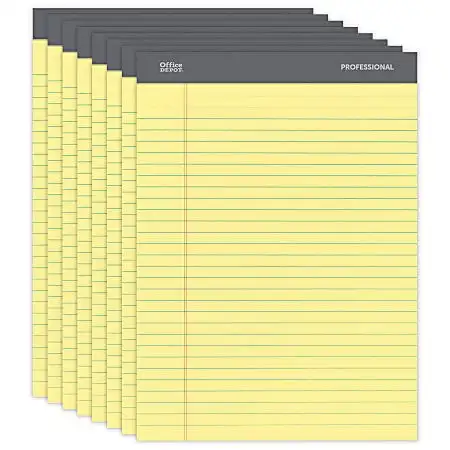 Office Depot Brand Professional Legal Pad 8-Pack