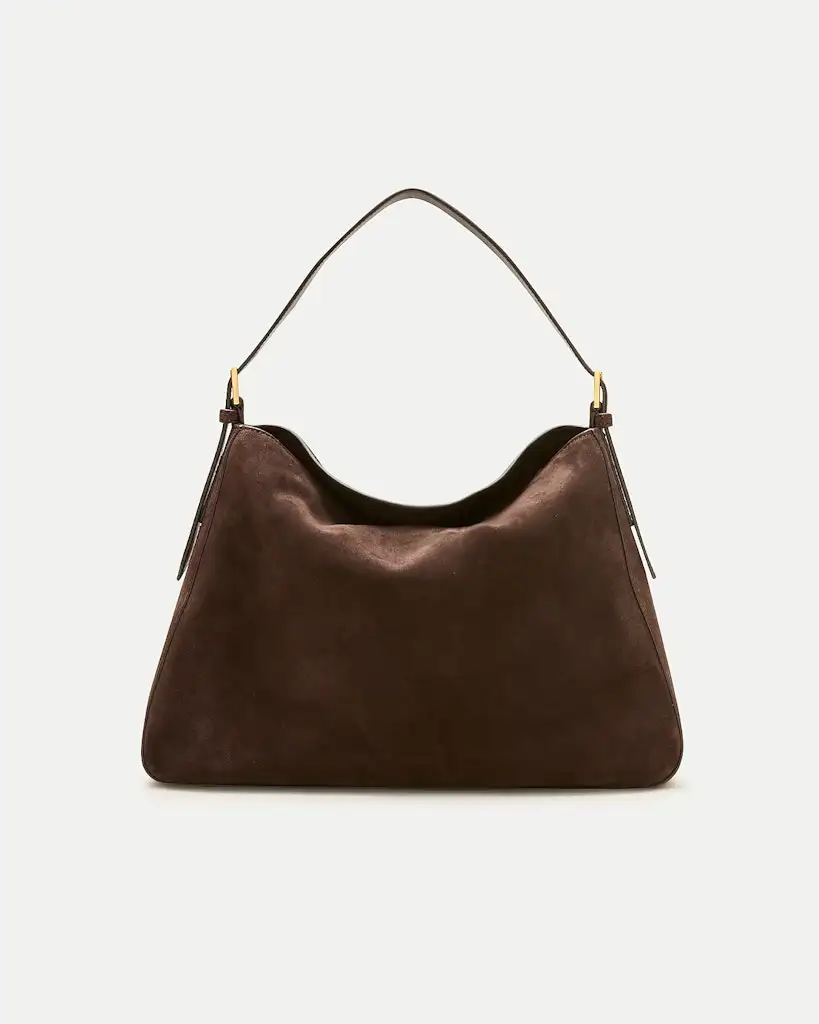 J.Crew Berkeley Large Suede Shoulder Bag