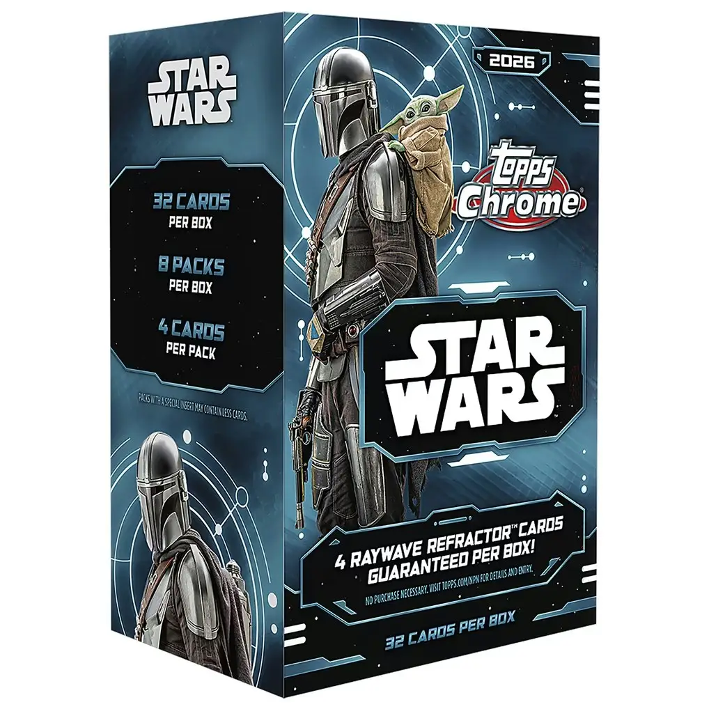 2026 Topps Chrome Star Wars Factory Sealed Value Box