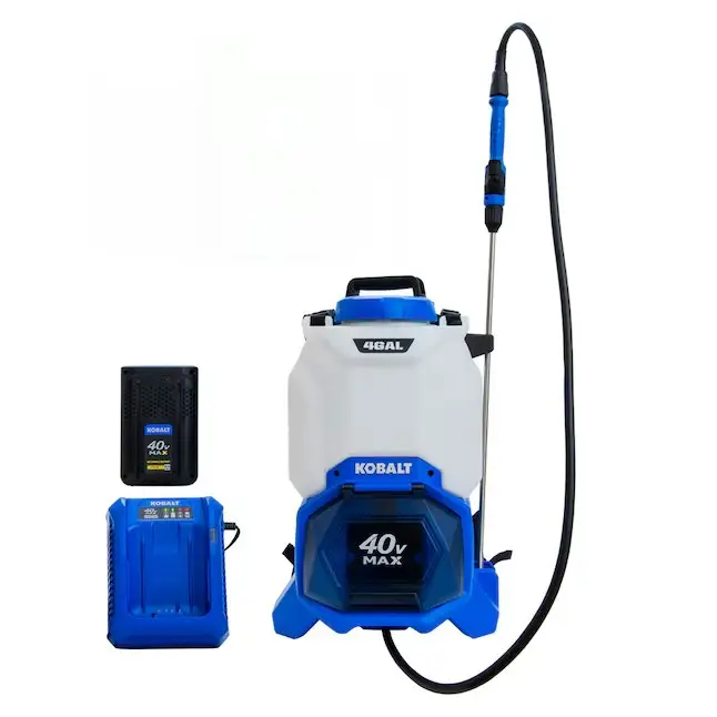 Kobalt 4-Gallons 40V Lithium-Ion Battery Backpack Sprayer Kit