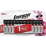 24-Pack Energizer MAX Alkaline AA / AAA Batteries