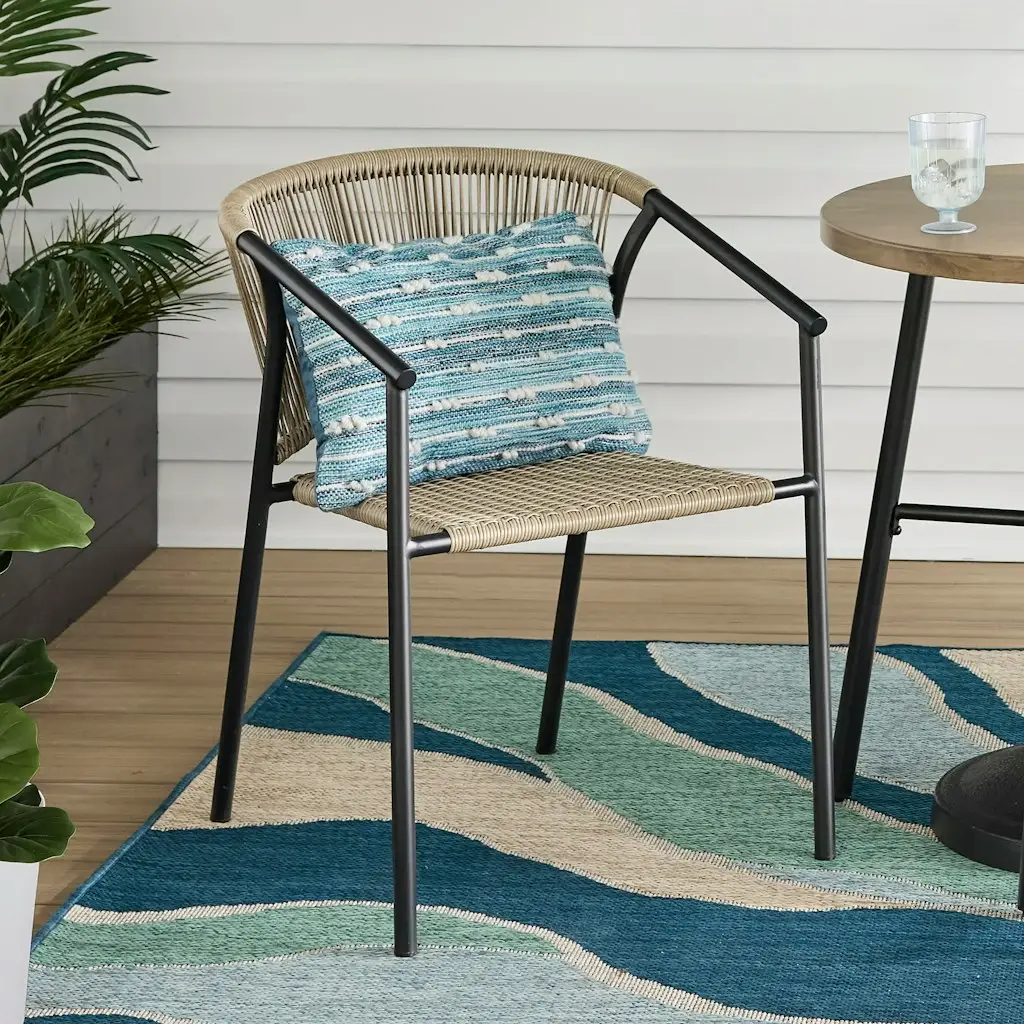 Style Selections Pelham Bay Stackable Steel Dining Chair