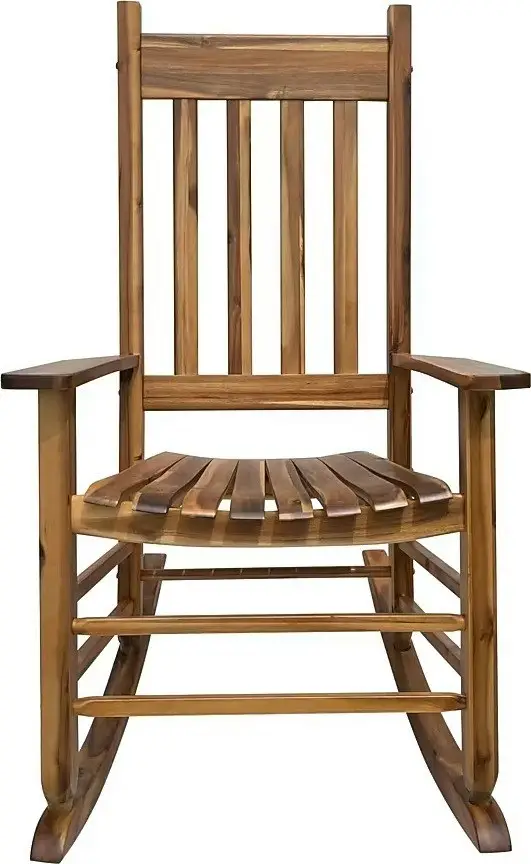 Style Selections Wood Frame Rocking Chair