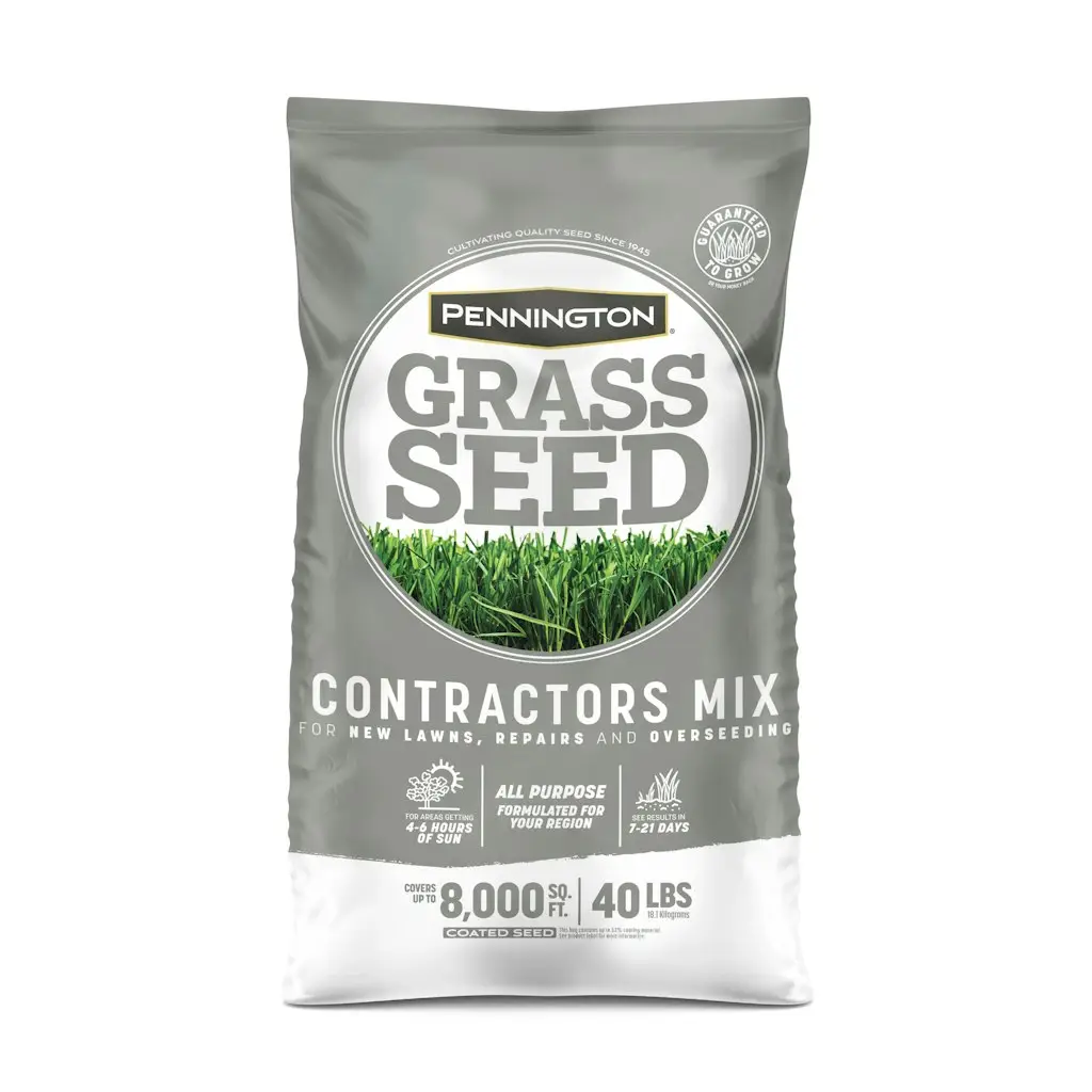 Pennington Contractor's Mix Central 40-lb. Mixture/Blend Grass Seed