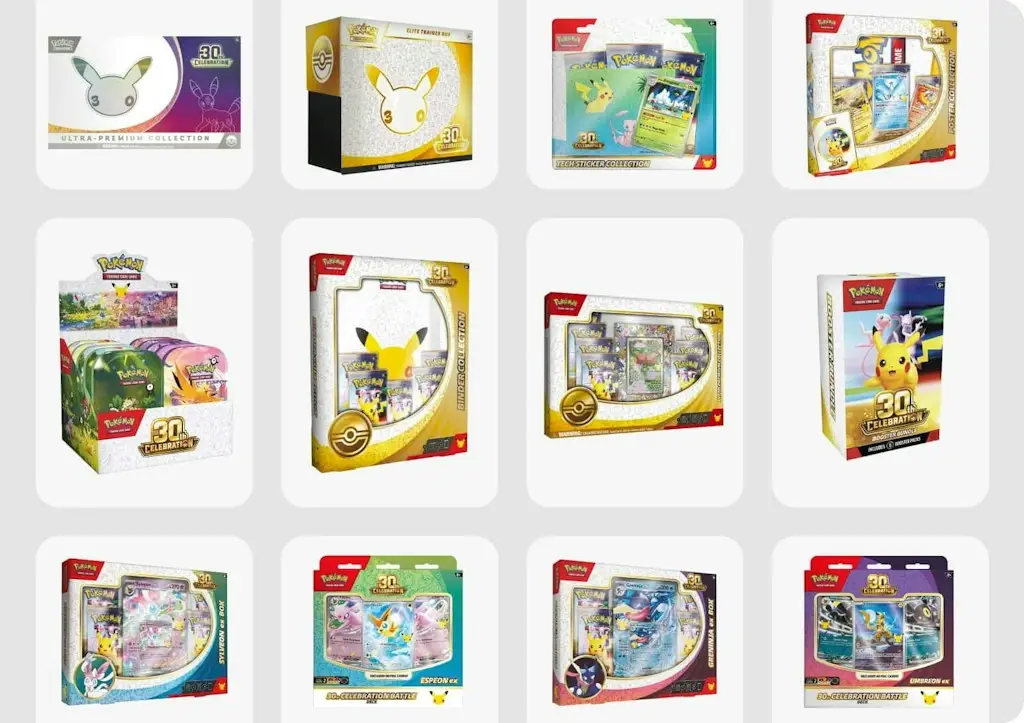 eBay Pokemon 30th Celebration Deals