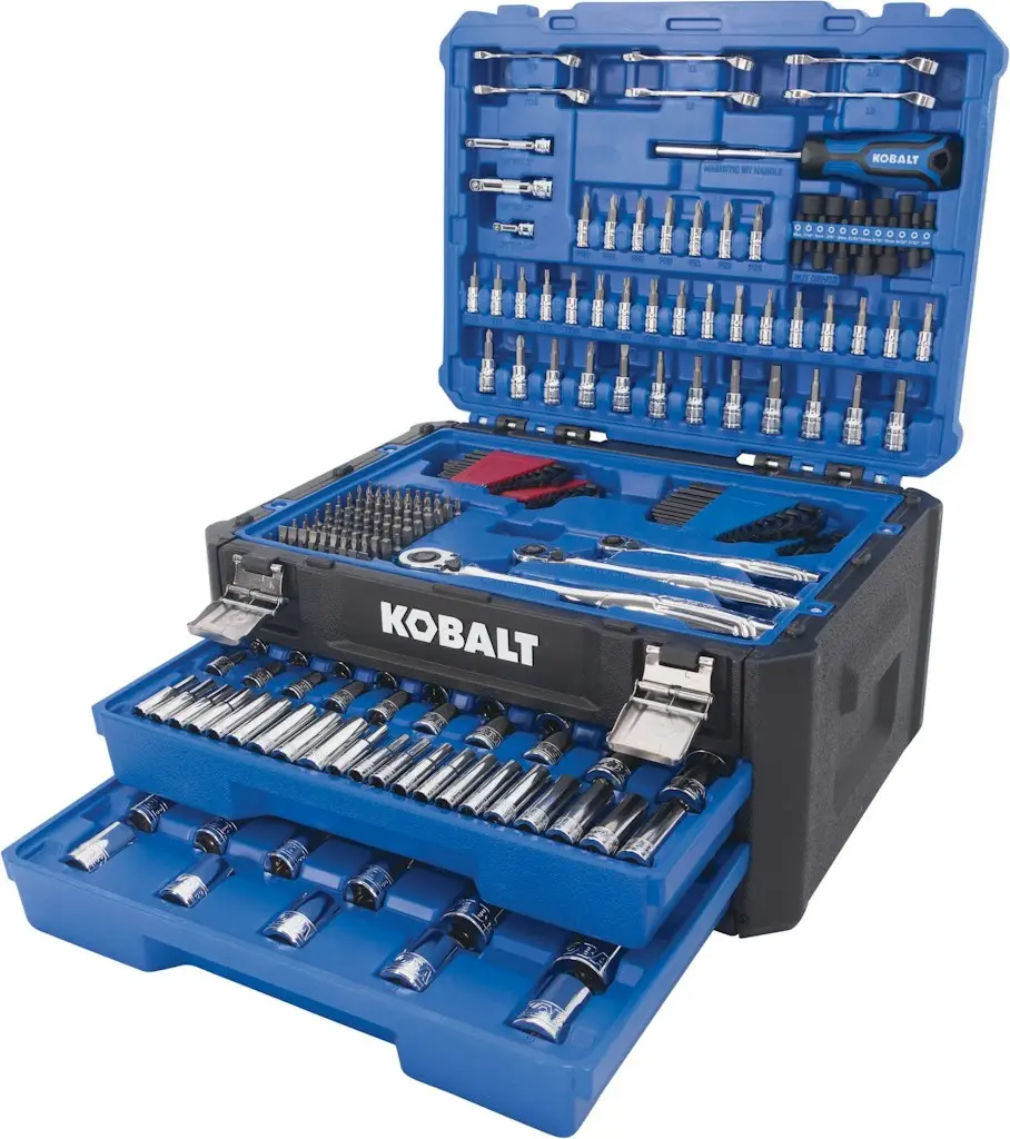 Kobalt 302-Piece Metric & Standard (SAE) Mechanics Tool Set w/ Hard Case