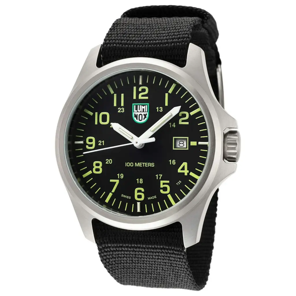 Luminox G 2500 43mm Black & Yellow Dial Men's Quartz Watch