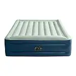 Intex Elevated 18" Pillow Rest Queen Air Mattress with Internal Pump