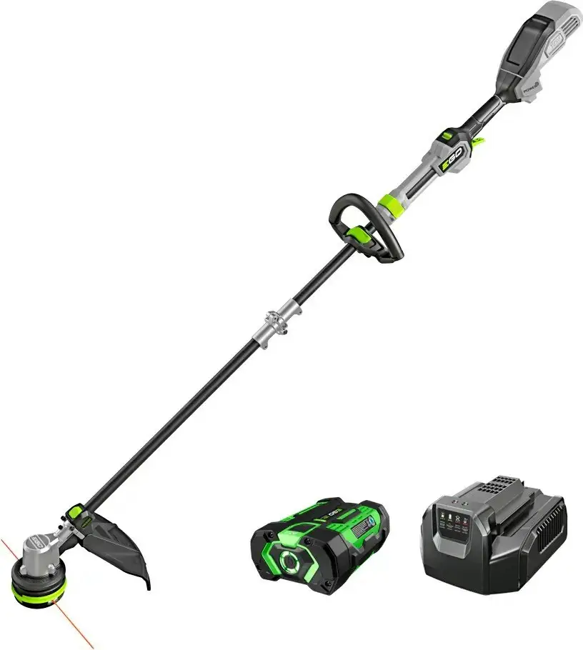 EGO Power+ Powerload 56V 16" Telescopic Shaft Battery String Trimmer w/ Battery and Charger