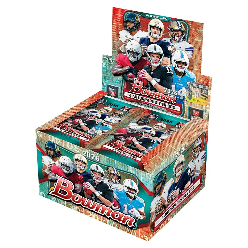 2026 Bowman Football Factory Sealed Hobby Jumbo Box