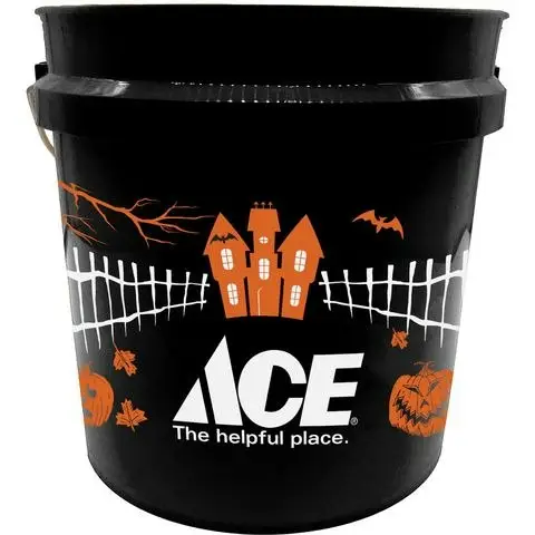 Ace Black 2-Gallon Halloween Bucket