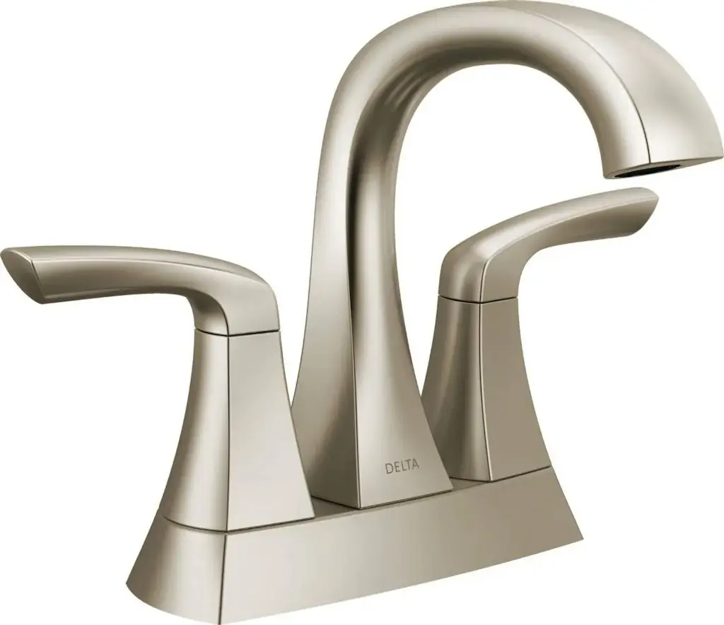 Delta Lacey Spotshield 4" Centerset 2-Handle Bathroom Sink Faucet