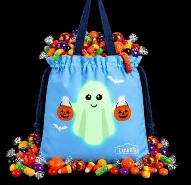 Upcoming: Lowe's Glow in the Dark Trick or Treat Tote Bag