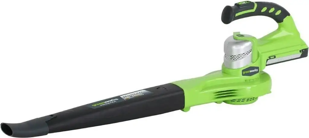 Greenworks 24V 135 CFM Cordless Leaf Blower w/ 2Ah Battery & Charger