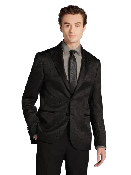 Egara Men's Slim Fit Peak Lapel Dinner Jacket