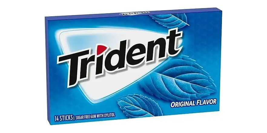 Trident Original Sugar Free Chewing Gum 14-Piece Pack