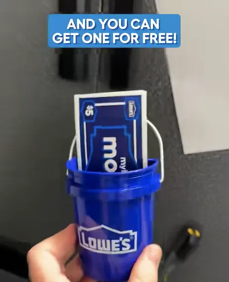 Upcoming: Lowe's Mini Bucket Magnet