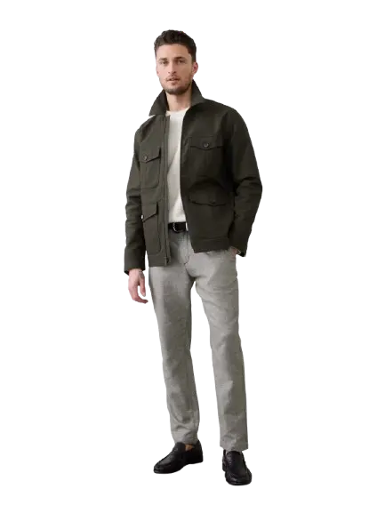 Banana Republic Factory Men's Linen-Blend Pants