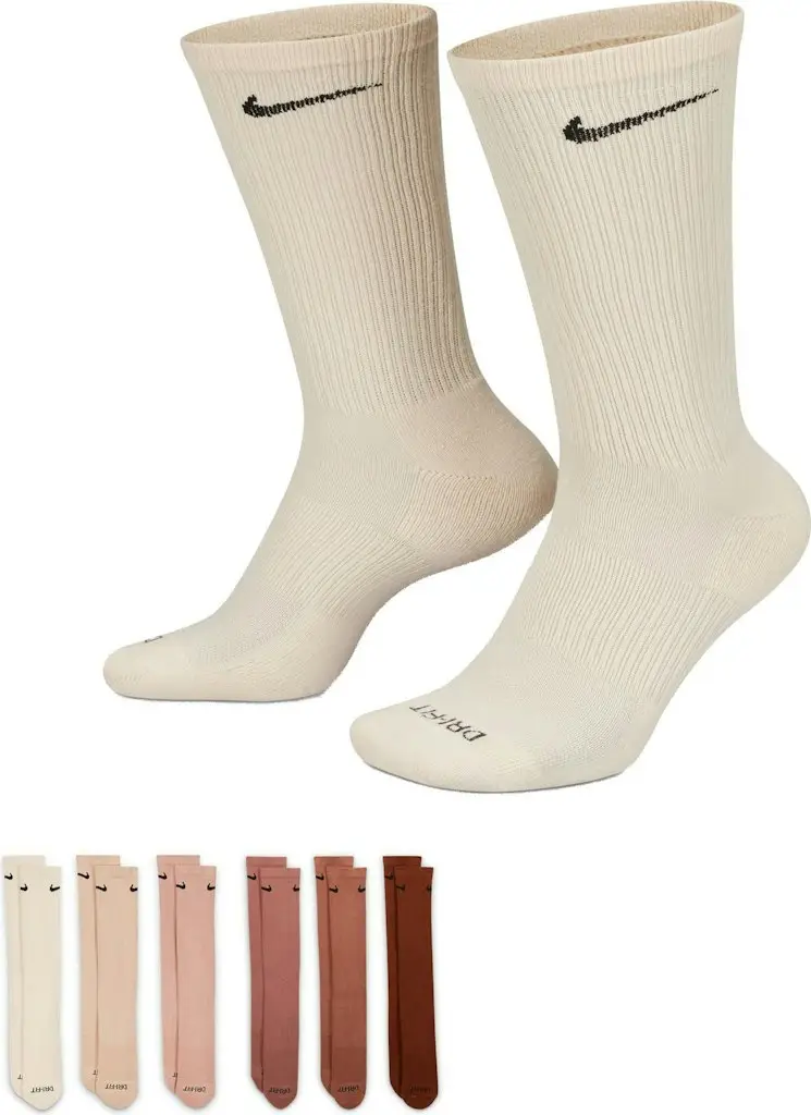 Nike Men's Dri-FIT Everyday Plus Cushioned Socks 6-Pack