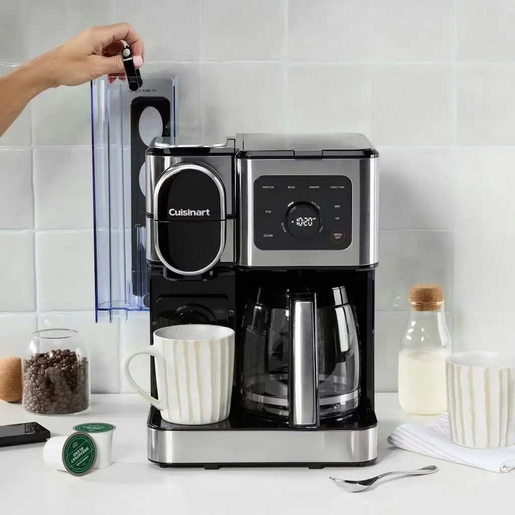 Cuisinart Coffee Center 2-in-1 12 Cup Carafe & Single Serve Coffee Maker