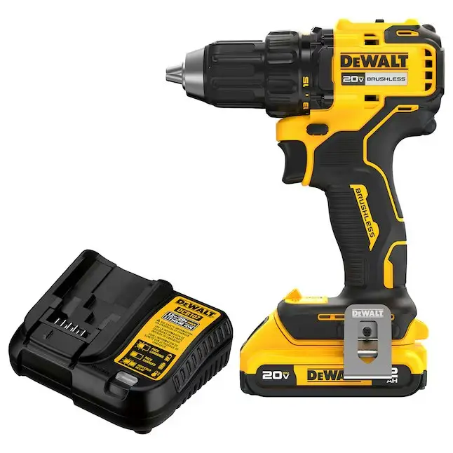 DeWalt 20V Max 1/2" Keyless Brushless Cordless Drill Set