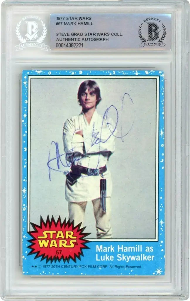 Topps Star Wars Autographed Trading Cards at Fanatics