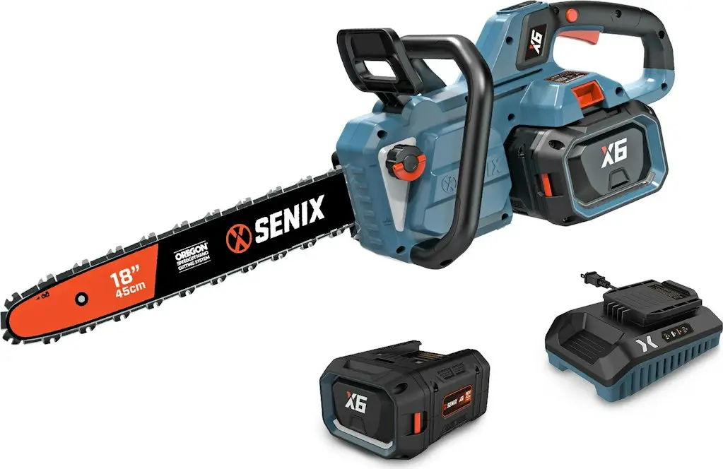 SENIX X6 60-Volt Max 16" Battery 4Ah Chainsaw