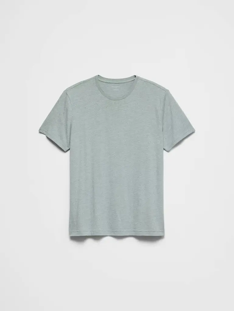Banana Republic Factory Men's Standard-Fit Premium Wash Crew-Neck T-Shirt