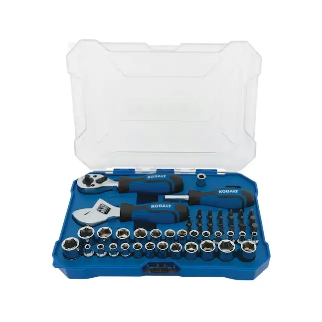 Kobalt 50-Piece SAE and Metric Mechanics Tool Set