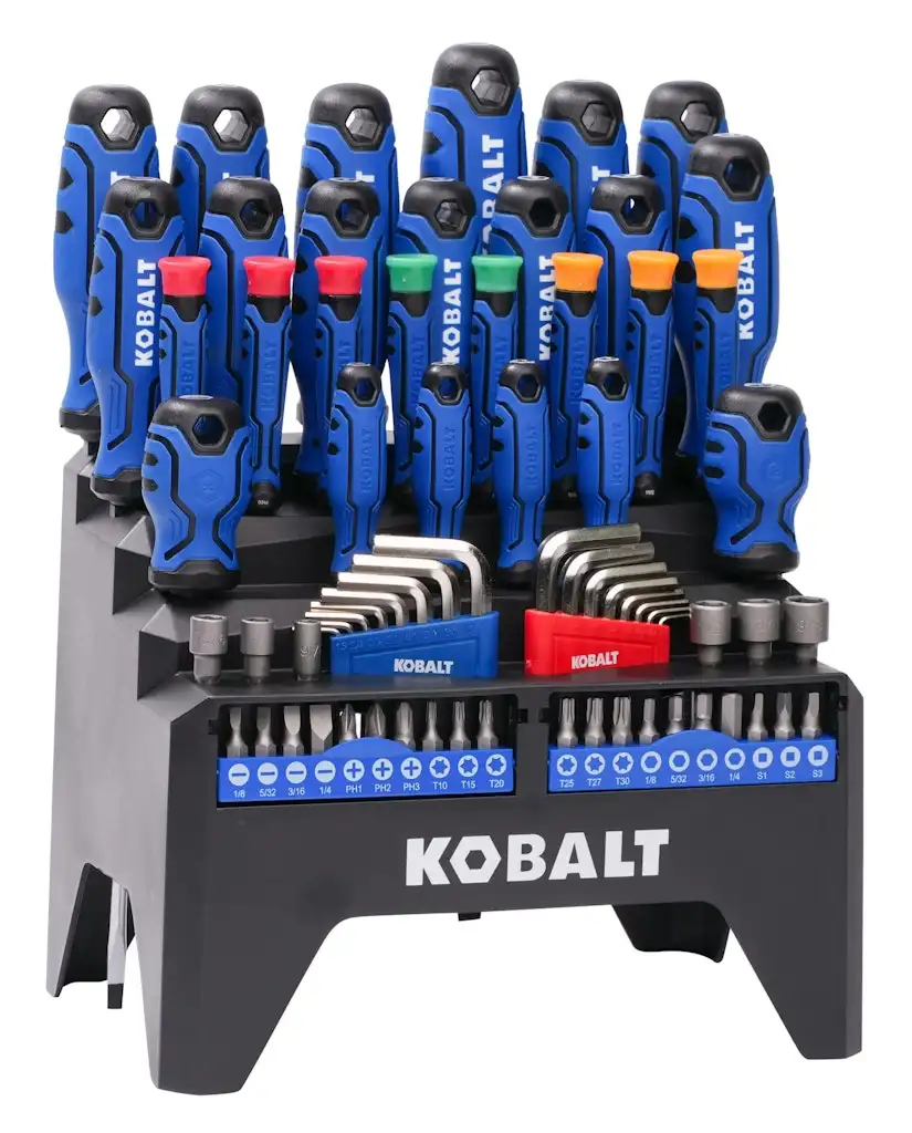 Kobalt 6" Magnetic Multi-Bit Combination Tip 69-Piece Screwdriver Set