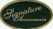 Cupón Signature Announcements