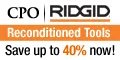 CPO Ridgid Code Promo