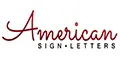 American Sign Letters Kupon