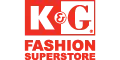 Cupom K & G Fashion Superstore