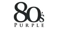 80s Purple Kody Rabatowe 