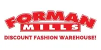 Forman Mills Discount code