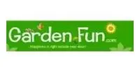 Garden Fun Discount code