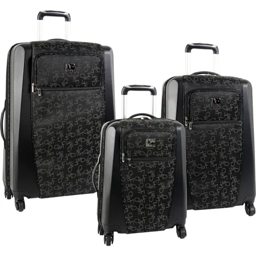 Diane von Furstenberg Signature Hybrid 3 Piece Spinner Luggage Set
