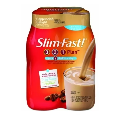 SlimFast Ready To Drink Shakes, 10 Ounce, pack of 4