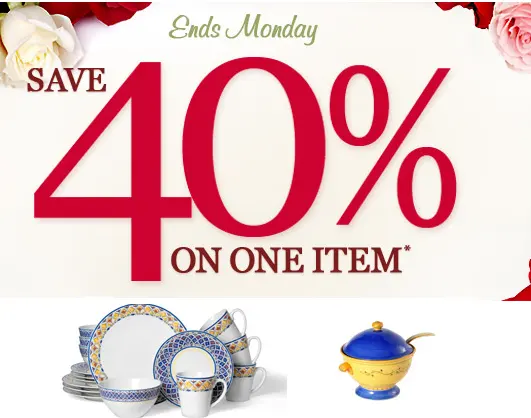 Pfaltzgraff: 40% OFF One Item