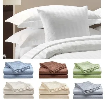 300 Thread Count 100% Cotton Fine Sateen 4 Pcs