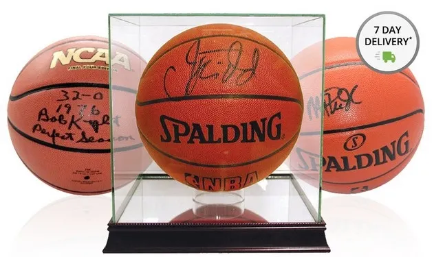 Autographed Basketball or Glass Display Case