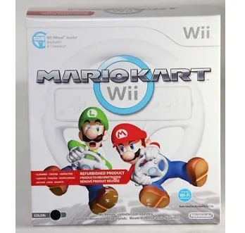 Nintendo Mario Kart Wii with Wii Wheel - Official Wii Wheel Included (Refurbished)