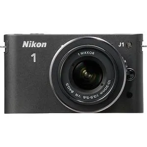 Nikon 1 J1 Digital Camera Body with 10-30mm VR Lens, Refurbished