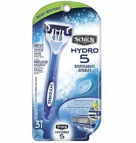 3-Count Schick Hydro Hydro 5 Disposable Razors