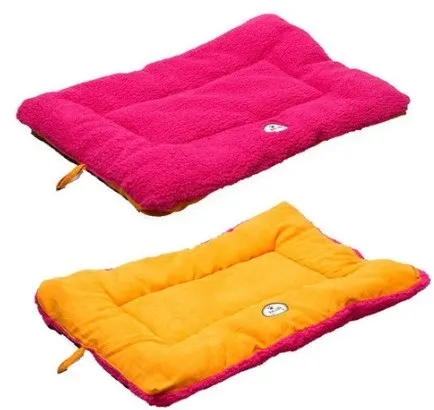 PetLifeCentral 'Eco-Paw' Reversible Pet Bed with Dual-Sided Ultra-Soft Fleece 