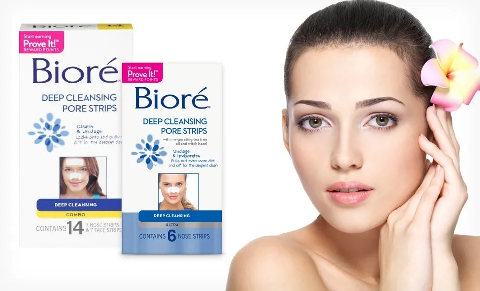 Groupon: Biore Deep-Cleansing Nose Strips or 14-Pack of Nose and Face Strips